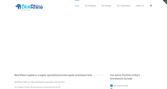 Desktop Screenshot of bluerhinocapital.com